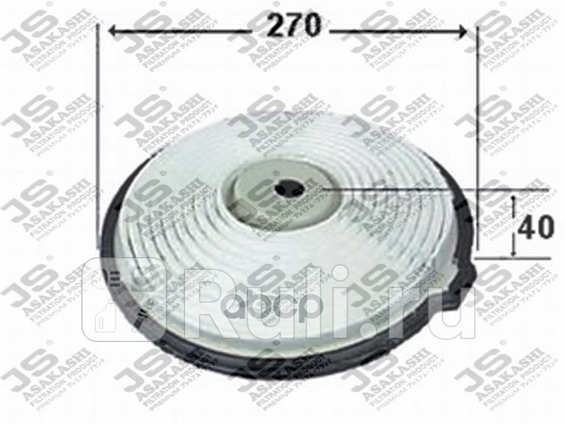 фильтр воздушныйDaihatsu Applause HD-F A101S 89-92 Charade HC-F G102S 89-90 JS Asakashi A730J 380₽