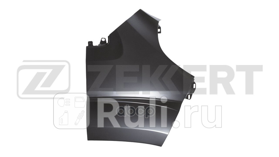Крыло переднее правое Peugeot Boxer 06- Citroen Jumper 06- Fiat Ducato 250_ 06- без отв под пов Zekkert kt-1026 5020₽