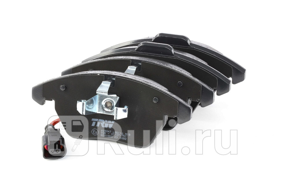 Колодки тормозные дисковые передние для Audi A3 8P рестайлинг (2008-2013) TRW GDB1550