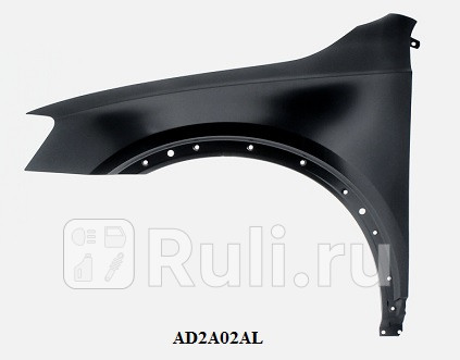 Крыло переднее левое для Audi Q3 2011-2018 CrossOcean AD03012L 5180₽