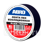 Изолента 15182 черная ABRO ET9121520BLKRE 110₽