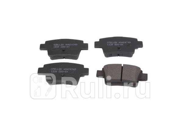 Колодки тормозные дисковые задние для Fiat Punto Evo 2009-2012 STELLOX 1209 000-SX 870₽