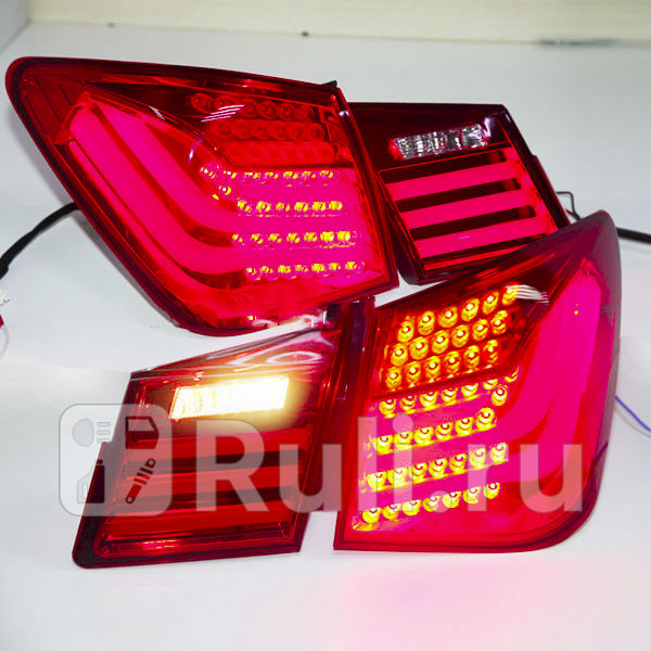 Тюнинг-фонари комплект в крыло и в крышку багажника для Chevrolet Cruze 2009-2015 КИТАЙ CS-TL-000337 23750₽