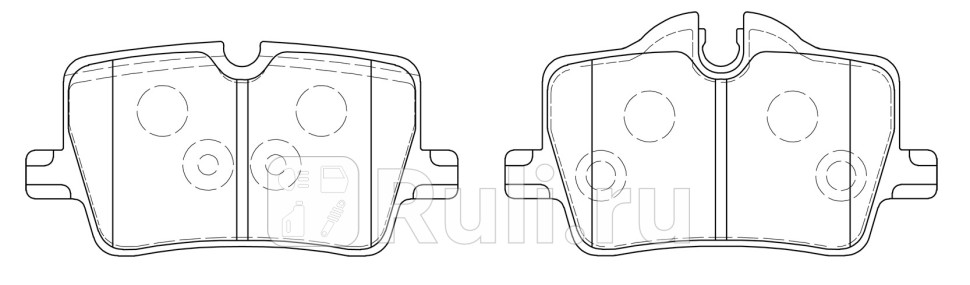 Колодки тормозные дисковые  SB Nagamochi BP32031