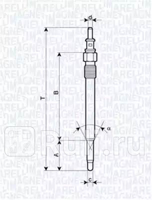 Свеча накаливания MAGNETI MARELLI 062900012304 1420₽
