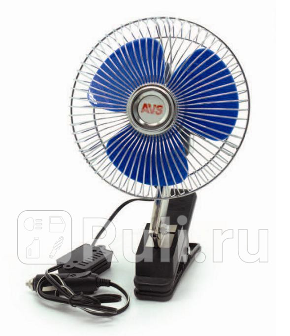 Вентилятор 24 В 6 металлический с переключателем серебристый AVS Comfort 43467 AVS 43467 1240₽