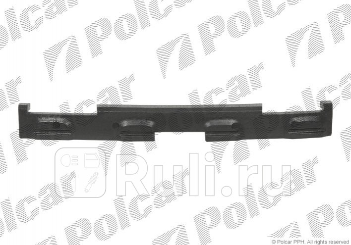 Абсорбер заднего бампера для Honda CR V 3 рестайлинг 2009-2012 Polcar 38X196-4 5020₽