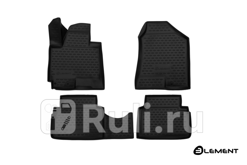 3d коврики в салон 4 шт для JAC S5 Eagle 2017- Element ELEMENT3D10502210 1880₽