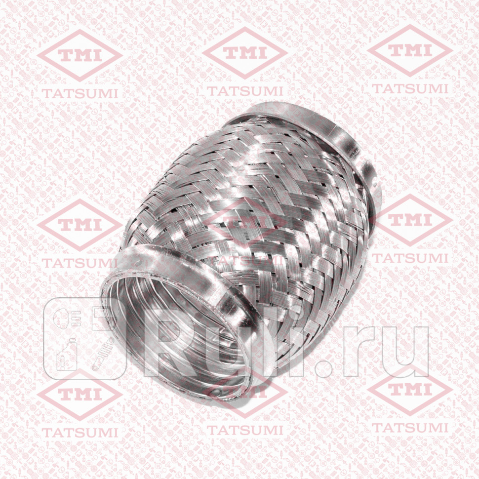 Труба гофрированная с внутренним металлорукавом без патрубков 605X102 TATSUMI TKB1025 880₽