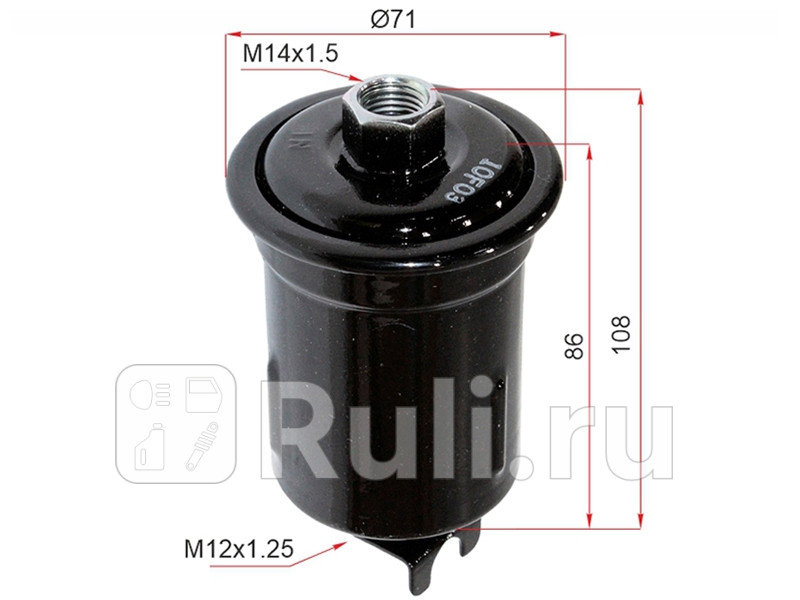 Шланг тормозной передний FT1160  K &K FT1160