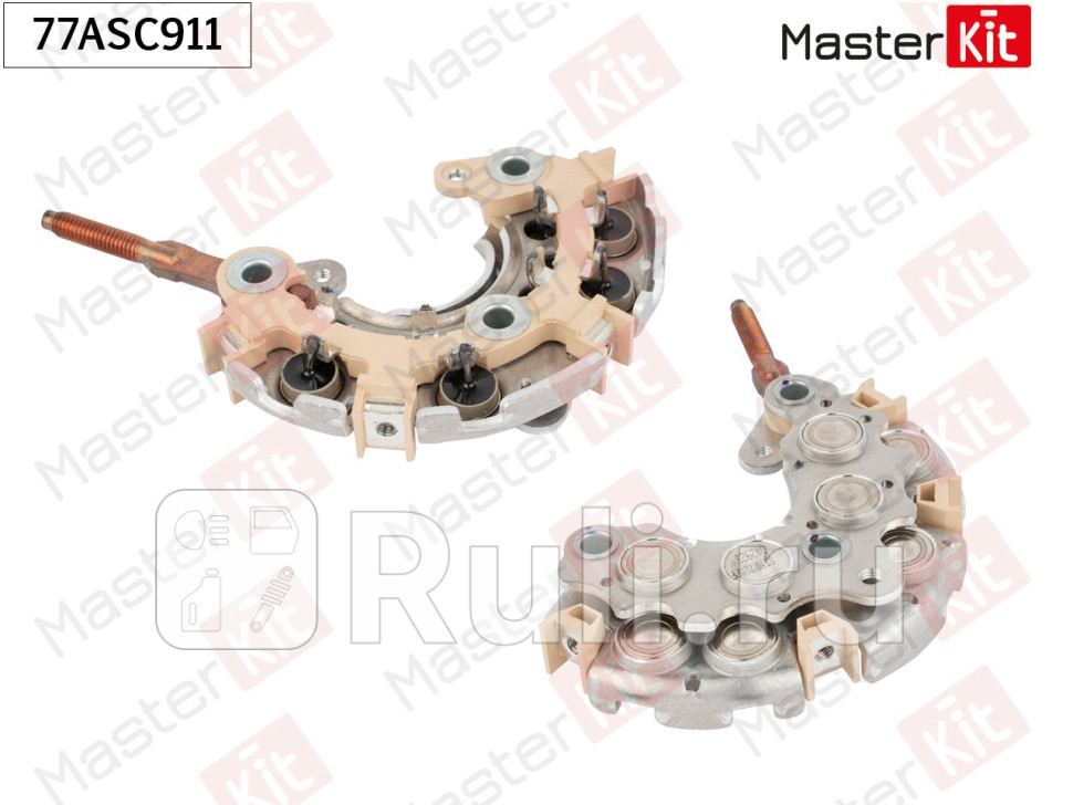 Диодный мост генератора TOYOTA 77ASC911 MASTERKIT 77ASC911 2180₽