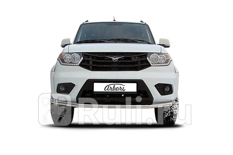Защита переднего бампера d57 для UAZ Patriot 2014-2021 Arbori AFZDAUP1404 3050₽