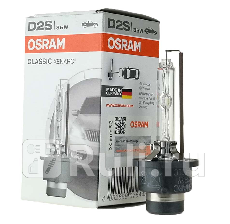Лампа D2S 35W OSRAM 4300K OSRAM 66240 3930₽