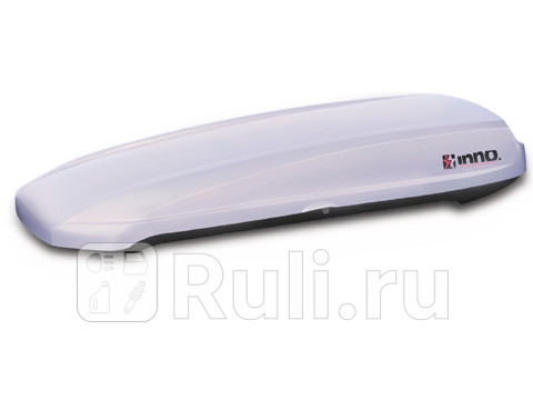 Бокс пластиковый 440л New Shadow 16 2-х стороннее открытие матовый серебро INNO BRA1260U6 78070₽