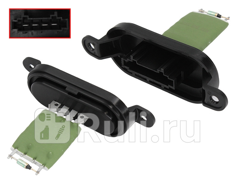 Резистор мотора отопителя VW AMOROK 10-MULTIVAN 03-15TOUAREG 02-10 SAT ST-495-0018 840₽