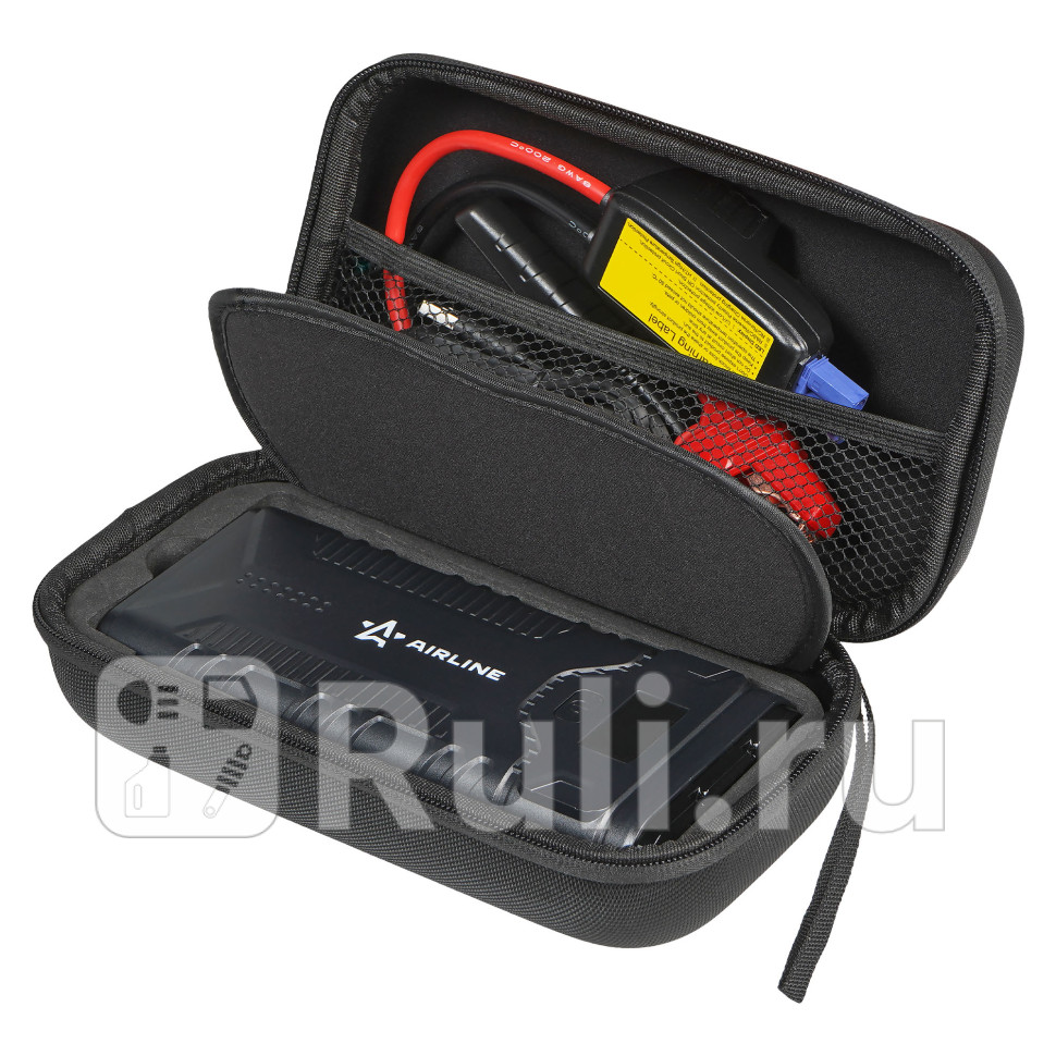 Аккумулятор внешний 16000 мАч 592Втч 1000А 148 B умные провода пуск ДВС 50d кейс Airline AIRLINE AEAB007 12220₽