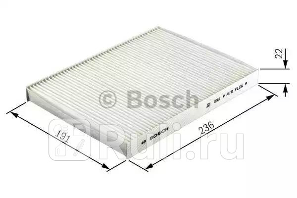 Фильтр салона 236x191x22 ford fiesta 125-16ilpgtdci 08 BOSCH 1 987 432 215 460₽