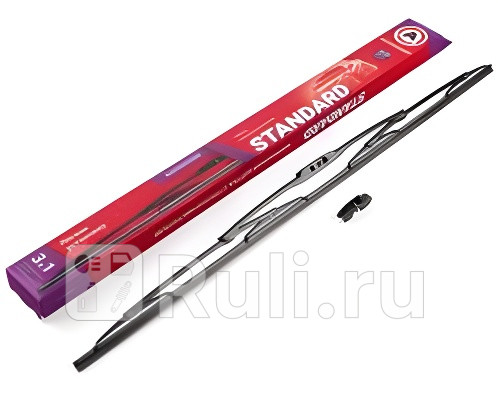 Щетка стеклоочистителя каркасная Autoprofi 26650 мм графитовая AUTOPROFI STD-26 410₽