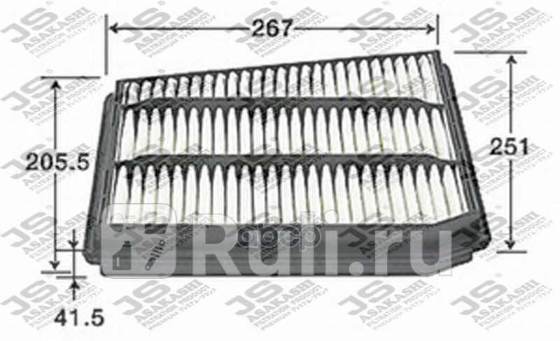 Фильтр воздушный JS Asakashi A871J 0₽