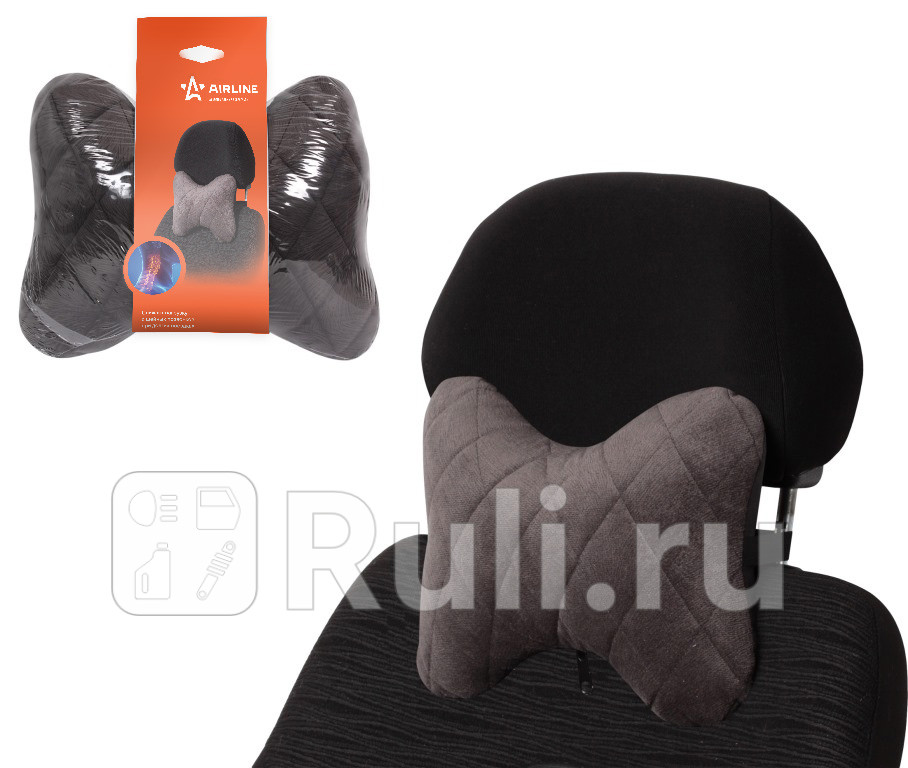 Подушка на подголовник AIRLINE Алькантра AIRLINE ASP-B-02 650₽