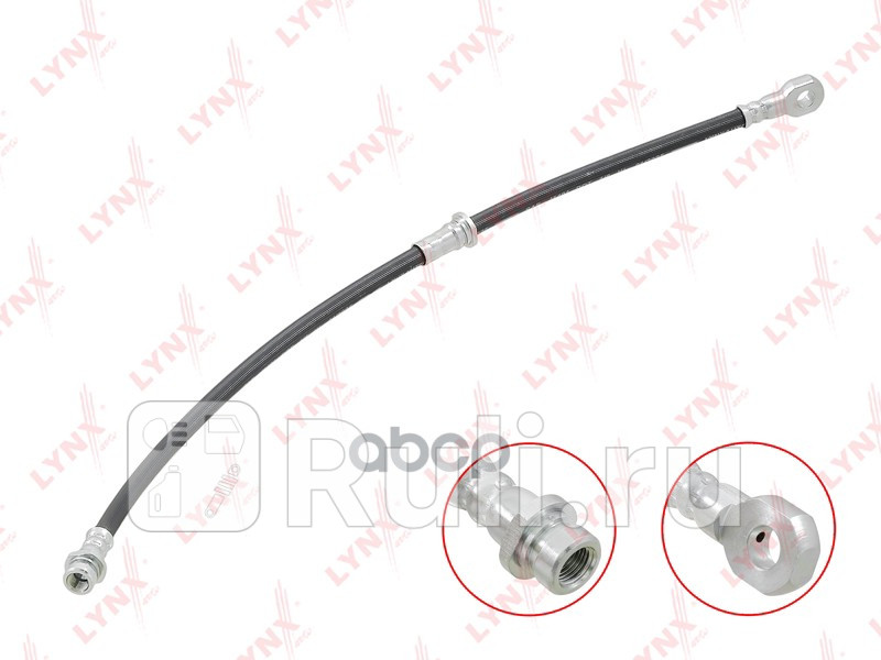шланг тормозной задний Mitsubishi Pajero II-IV 00Pajero Sport II 13-18 LYNXAUTO BL-4090 1730₽