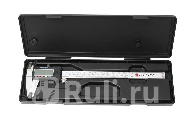 Штангенциркуль электр 0-125мм 001мм внутрнаруж глубиномер в пласт футляре Forsage F-5096PE 2790₽