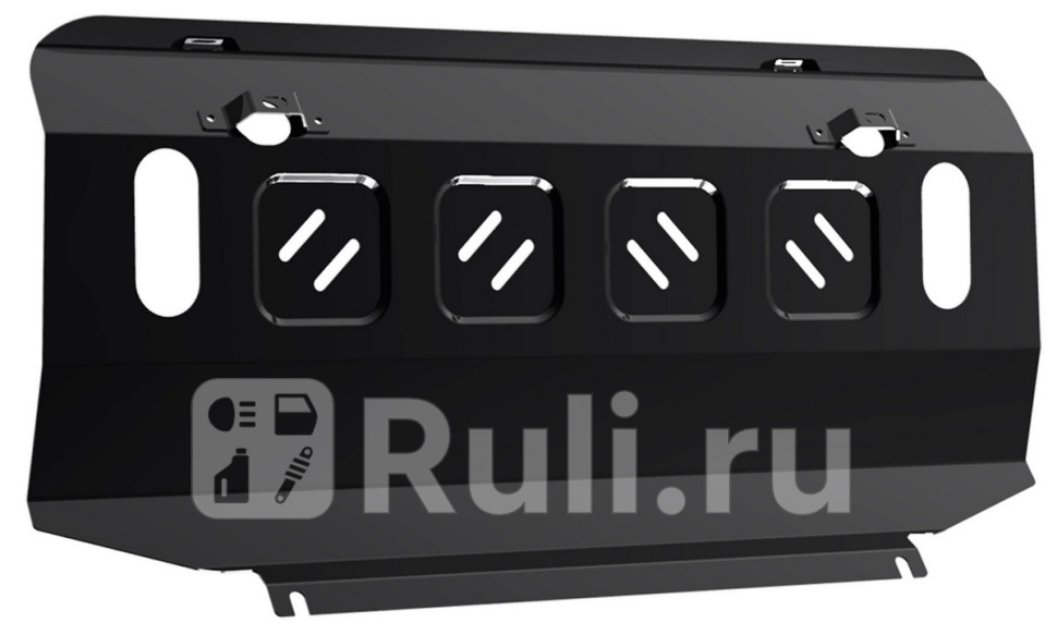 Защита радиатора для Mitsubishi Pajero 4 2006-2011 АвтоБроня 111040121 3700₽