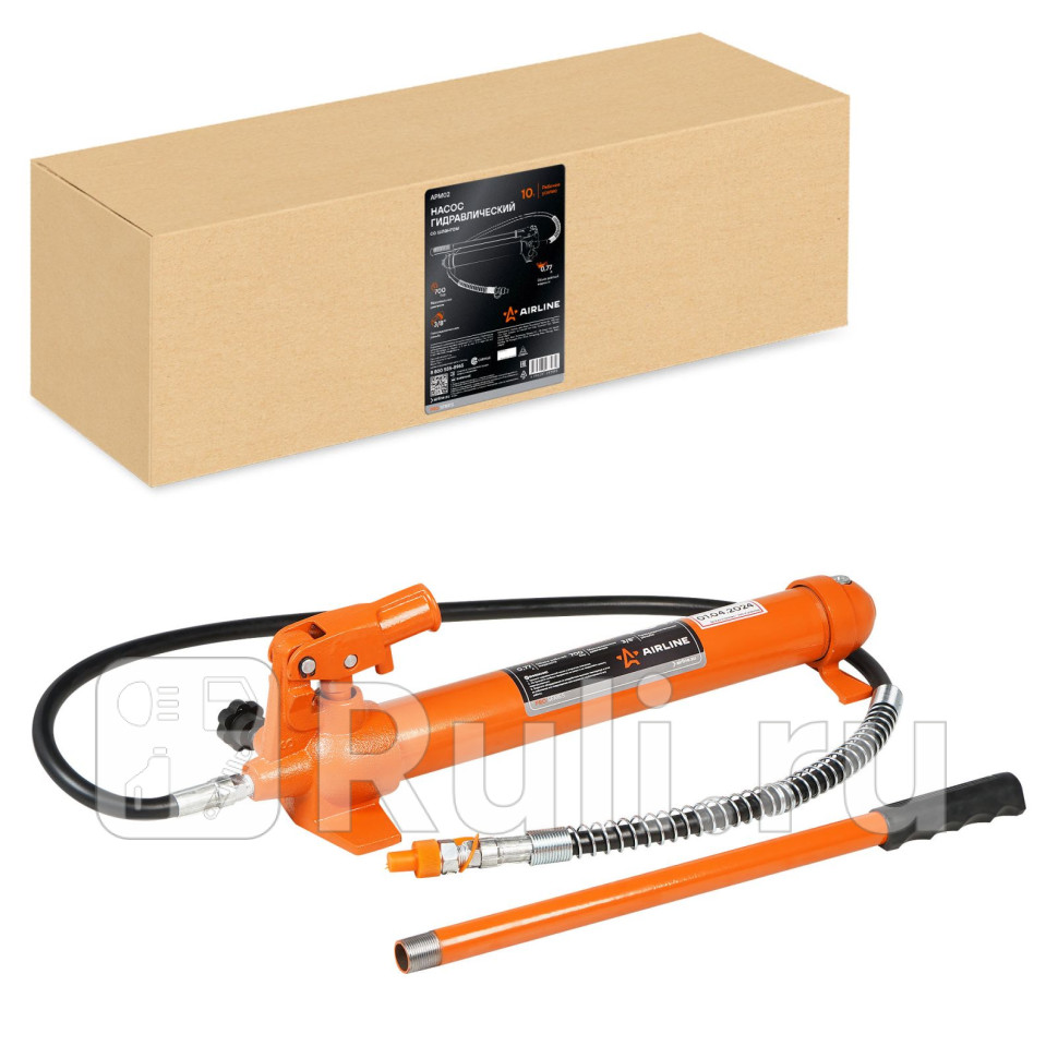 Насос гидравлический со шлангом 10т AIRLINE APM02 8800₽
