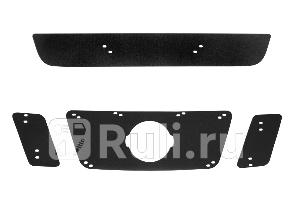 Зимняя заглушка в решетку переднего бампера и радиатора для Nissan Pathfinder R51 рестайлинг 2010-2014 Русская Артель ZRN-132002 2160₽