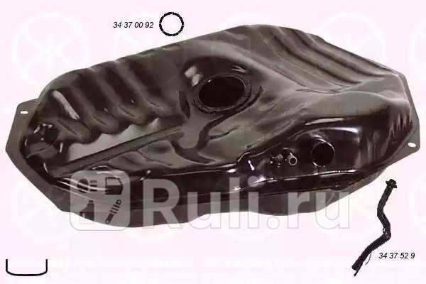 Бензобак для Mazda 626 GC 1985-1987 KLOKKERHOLM 3437006 19140₽