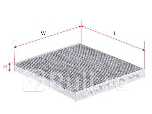 Фильтр салонный для Toyota Platz 1999-2005 SAKURA CAC1106 740₽