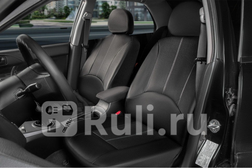 Авточехлы Универсальные на сидение автомобиля со съемными подголовниками 2 места AutoFlex SCU2TW 3030₽