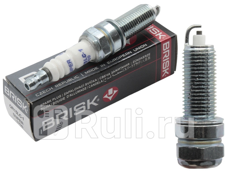 Свеча зажигания 1 шт для Hyundai Veloster 2011-2017 BRISK QR15LC-1 230₽