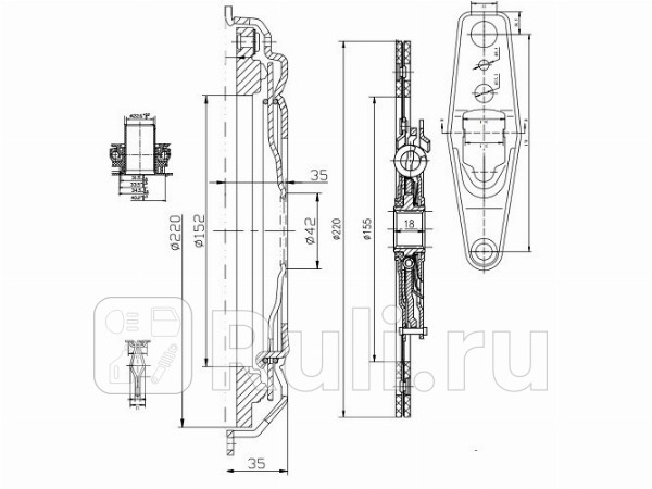 Комплект сцепления для Audi A3 8P 2003-2008 SAT ST-WVW115 8980₽