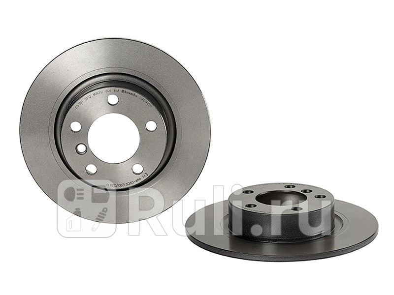 Диск тормозной UV Coated зад BREMBO 08D18011 0₽