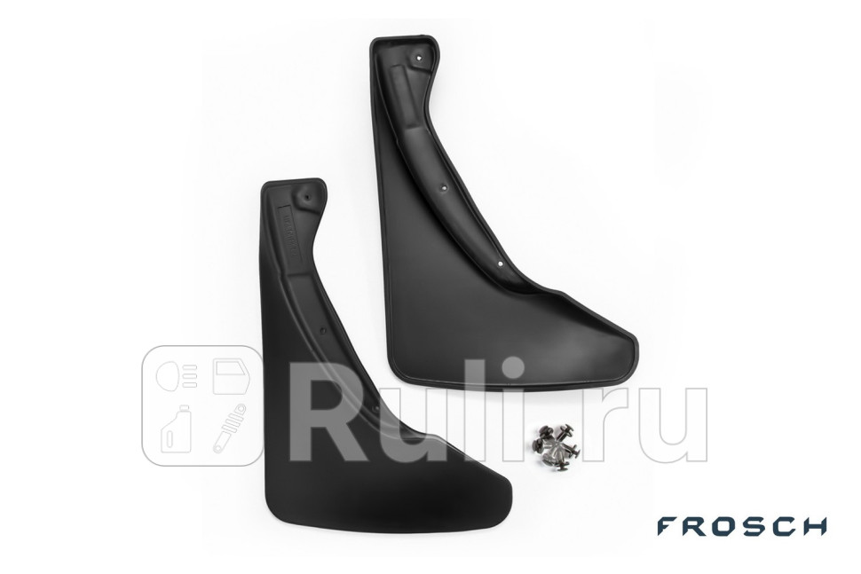 Брызговики задние комплект для Jeep Grand Cherokee WK2 2011- FROSCH NLF2403E13 1520₽