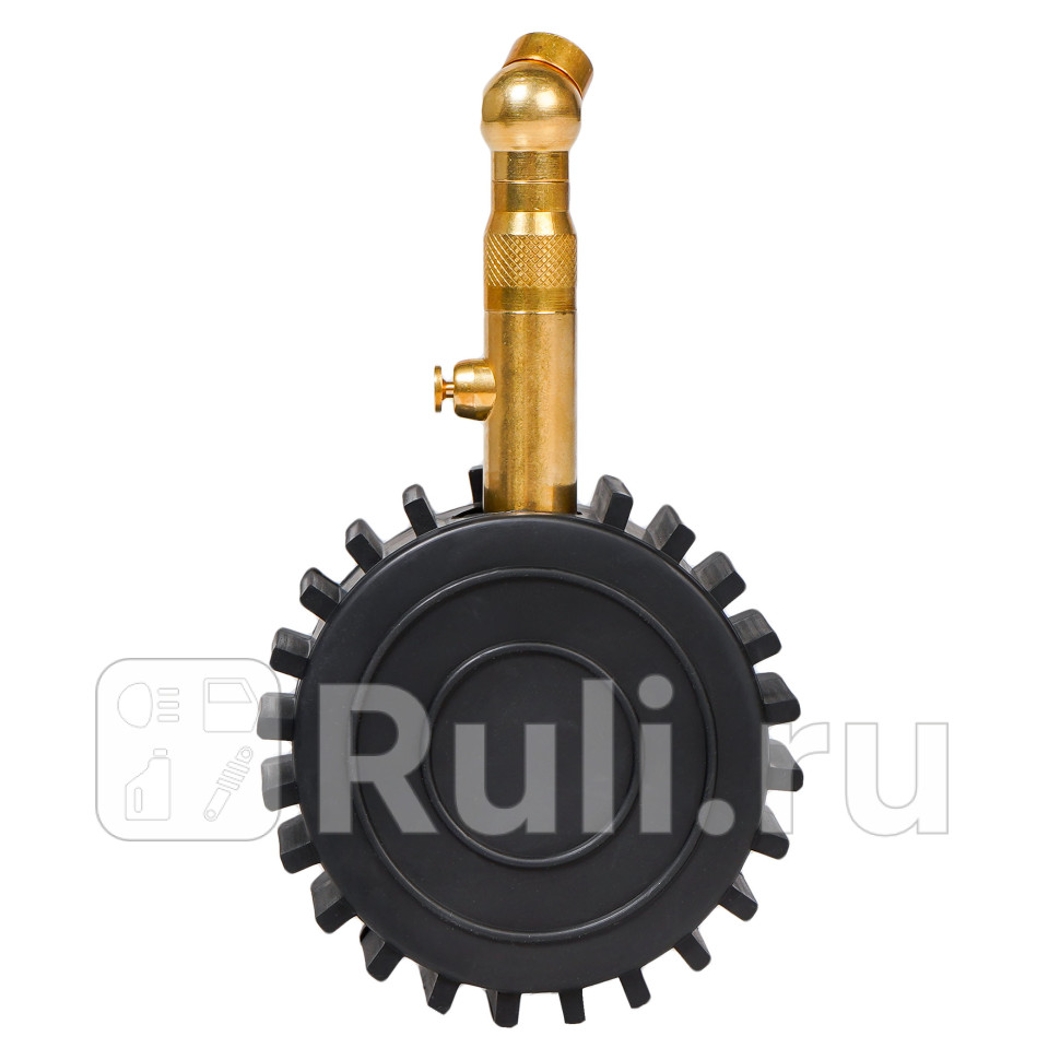 Манометр шинный до 7 атм стрелочный металл диам 50 мм с клапаном PRO Airline AIRLINE AEAS002 1260₽