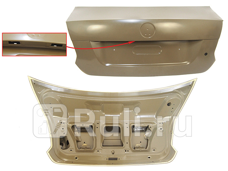 Крышка багажника для Volkswagen Polo седан 2010-2015 SAT ST-VWP6-075-0 12490₽