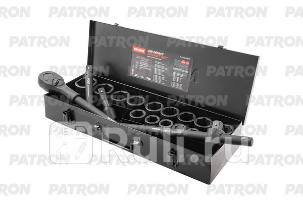 Набор инструментов ударных 21пр 34 inch 6гр 17 19 21 22 24 27 30 32 33 34 35 36 38 PATRON P-6212-5MPB 9710₽