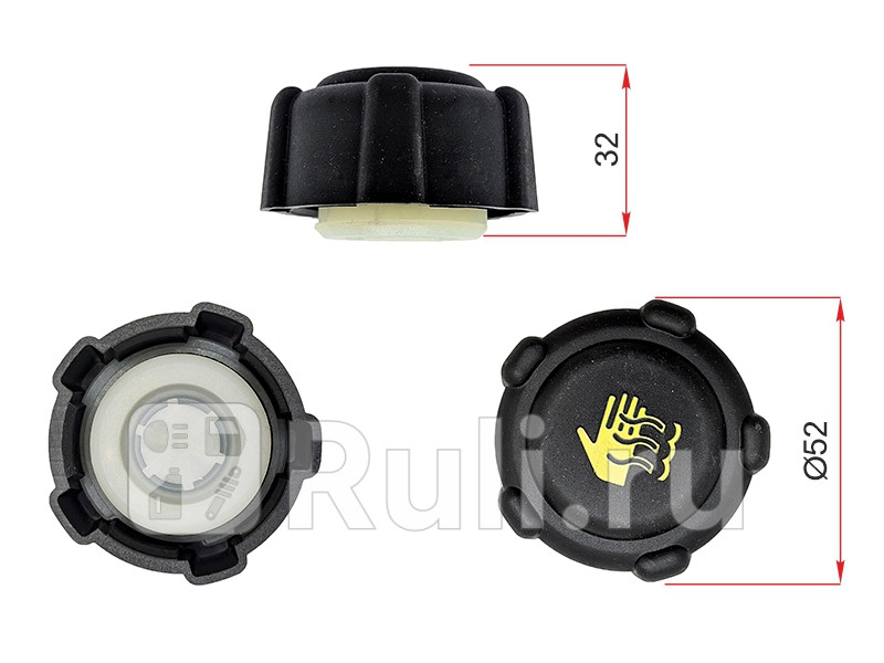 Крышка бачка расширительного для Renault Fluence 2009-2017 GATES RC223 920₽