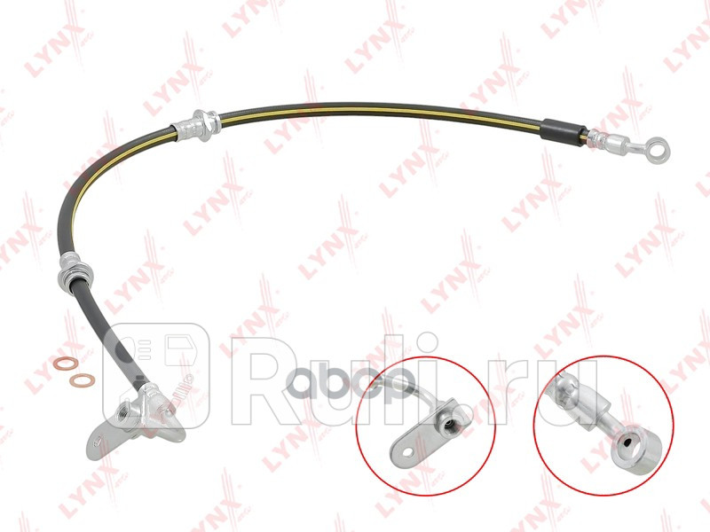 шланг тормозной передний L Suzuki Grand Vitara I-II 98 LYNXAUTO BL-4038 2390₽