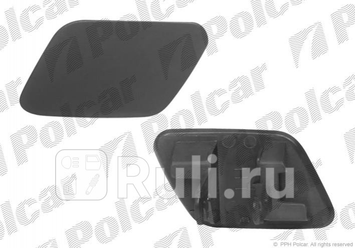 Крышка форсунки омывателя фары правая для BMW X5 E70 2006-2010 Polcar 20510712 1010₽