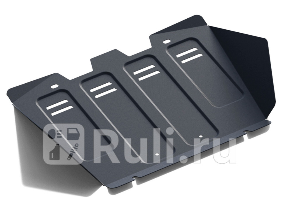 Защита радиатора для Toyota Land Cruiser 100 1998-2007 АвтоБроня 111057371 7010₽