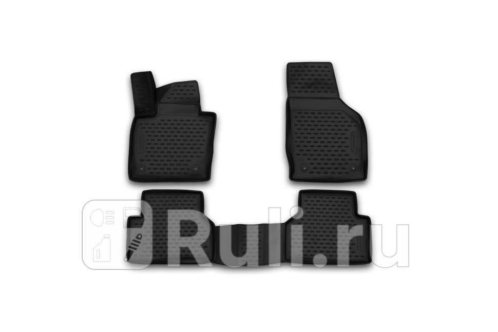 3d коврики в салон 4 шт для Audi Q3 2015- Element CARAUD00001 6630₽