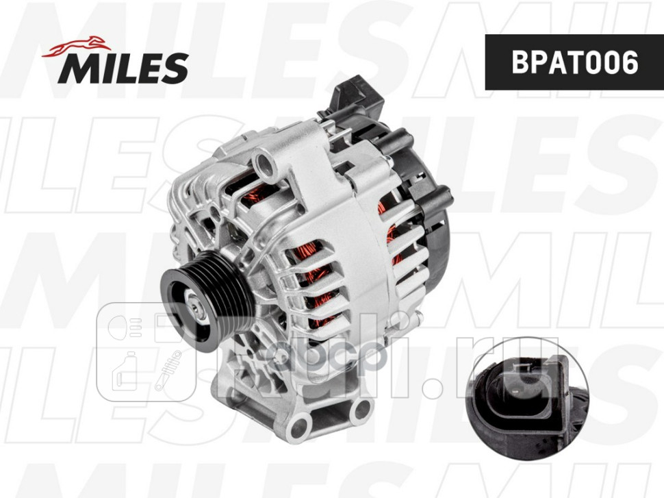 Генератор FORD FOCUS III 120А 2011- MILES BPAT006 16240₽