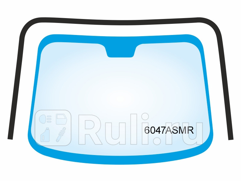 Молдинг лобового стекла для Nissan X-Trail T31 (2007-2011) PMA 6047ASMR