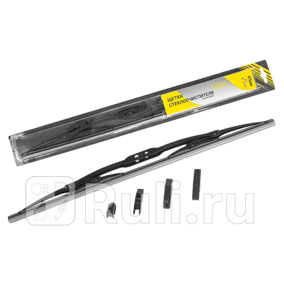 Щетка стеклоочистителя 475 мм каркасная 1 шт ECO GANZ GIS01005 420₽