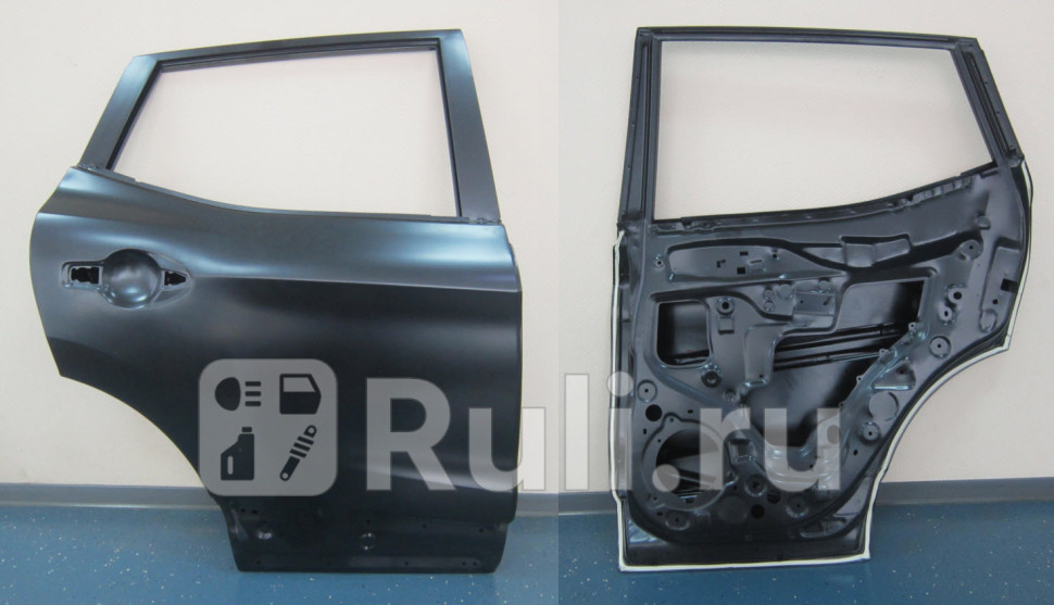 Дверь задняя правая для Nissan Qashqai j11 2014- Forward NNQAS14-520-R 15880₽
