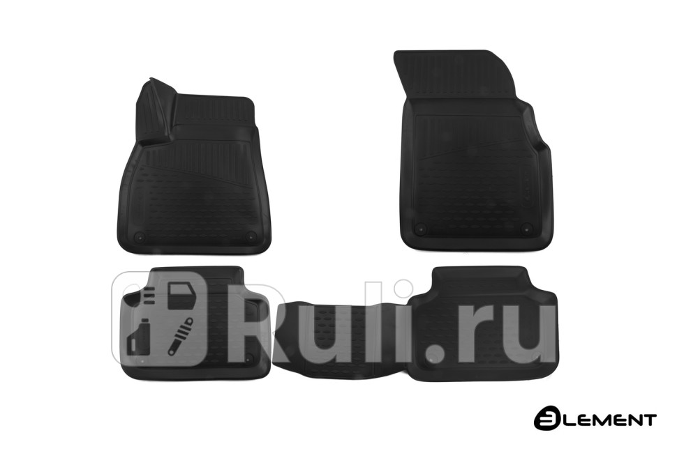 3d коврики в салон 4 шт для Audi Q7 2015- Element ELEMENT3D0426210k 3410₽