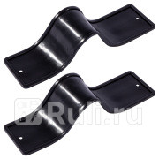 Рамка номерного знака силиконовая без адаптера черная Dollex SPL-265 910₽